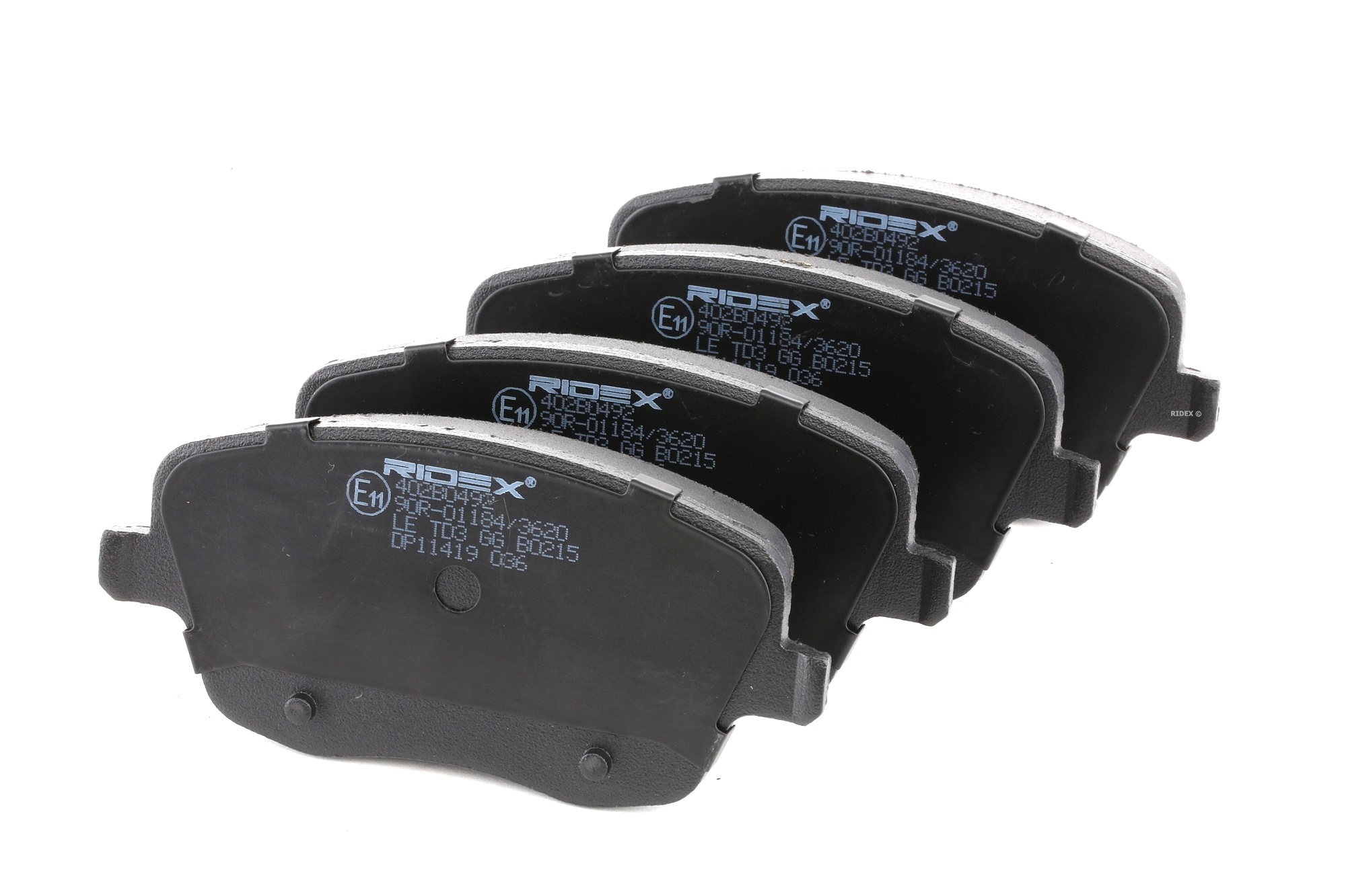 Спирачни накладки предни - 402B0492 за SEAT, SKODA, VW