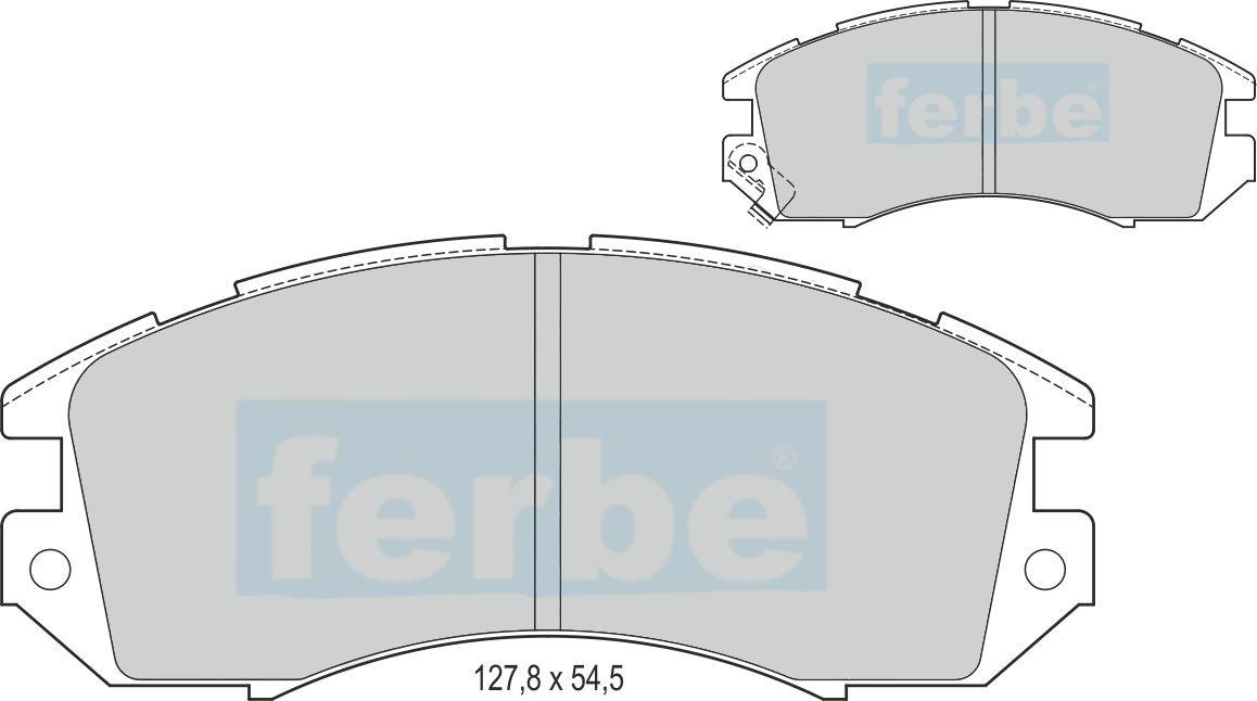 Спирачни накладки предни - 16300 за SUBARU
