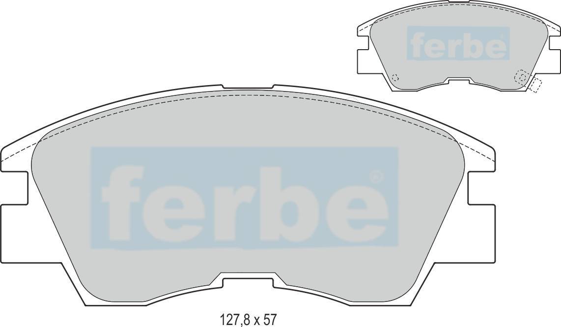 Спирачни накладки предни - 17700 за MITSUBISHI