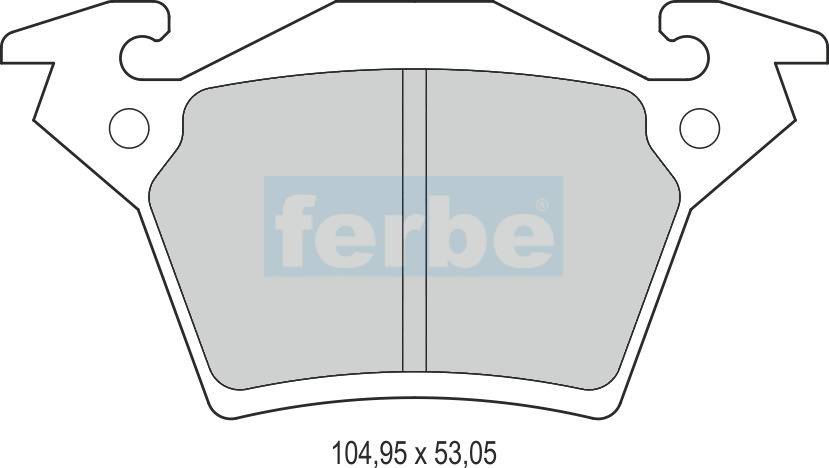 Спирачни накладки задни - 39900 за MERCEDES